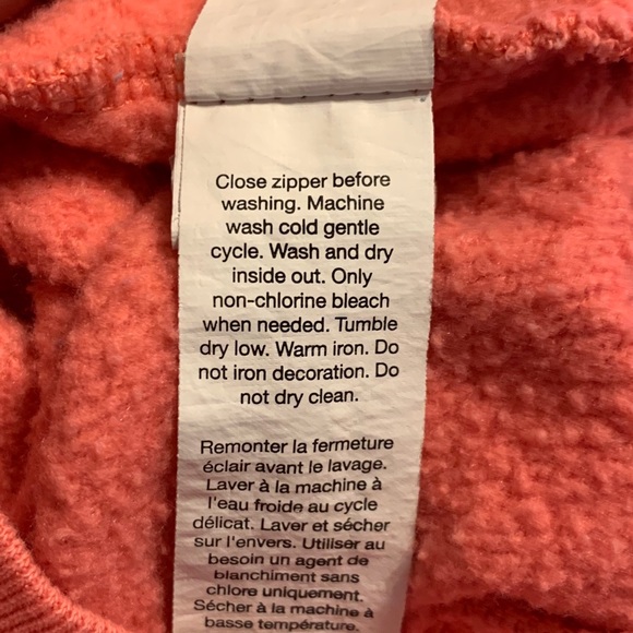 Gap Kids Hooded Jacket in Coral - size Medium - Picture 6 of 6